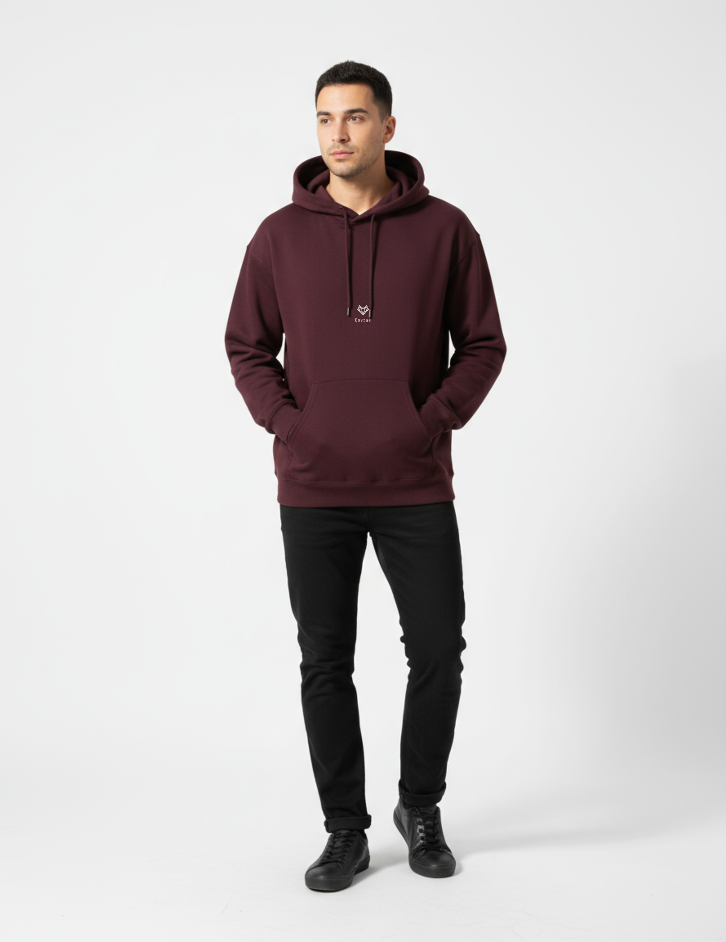 Men's Maroon Hoodie