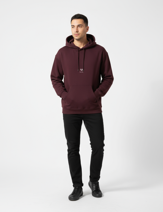 Men's Maroon Hoodie